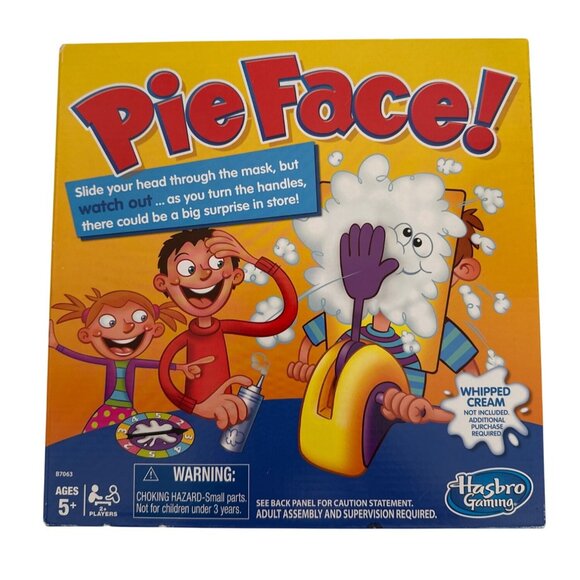 Hasbro Gaming Pie Face! Family Fun Game Ages 5+ New - Picture 1 of 6
